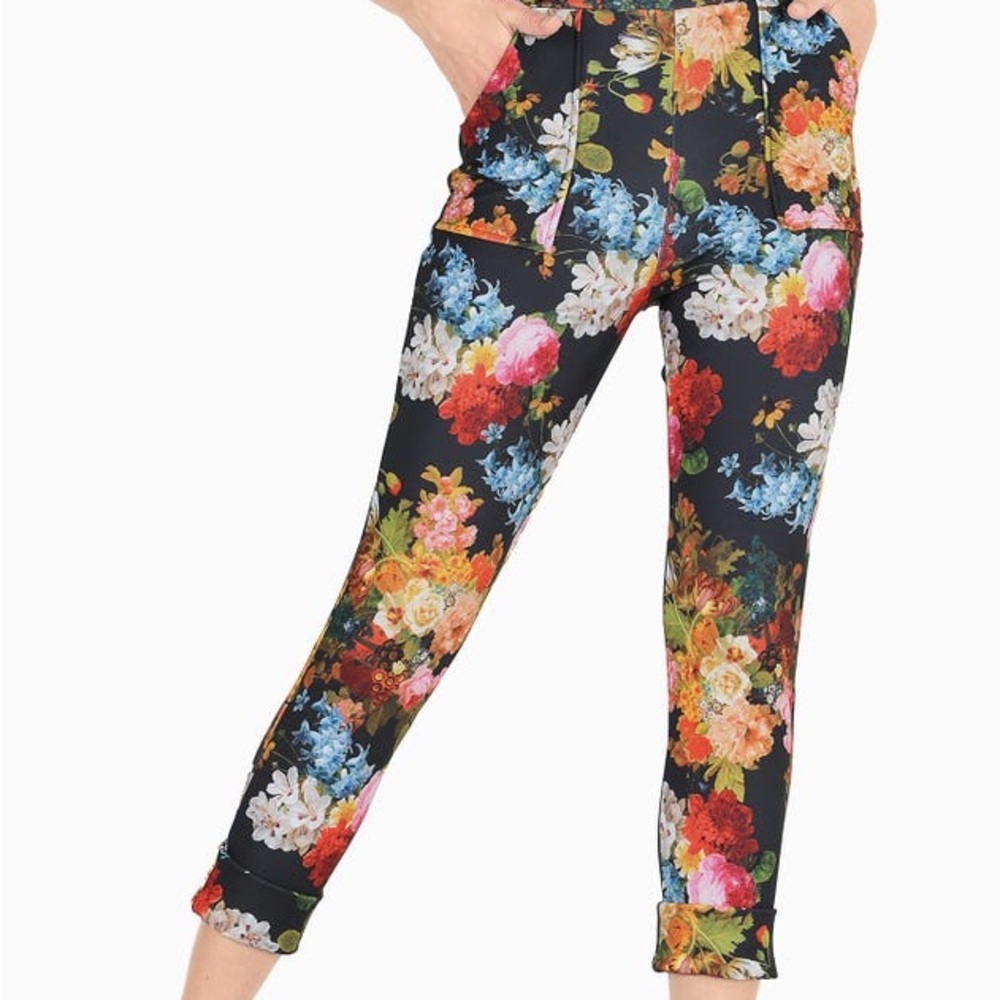 Blackmilk Van Dael Vase Cuffed Pants